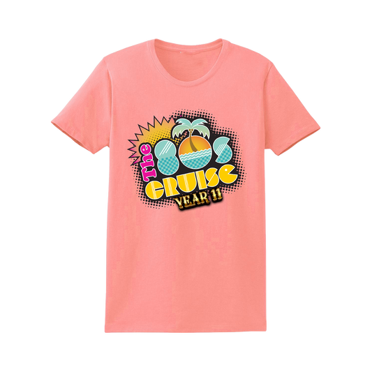The 80s Cruise Ladies Year 11 Logo T-Shirt (Pre-Order)