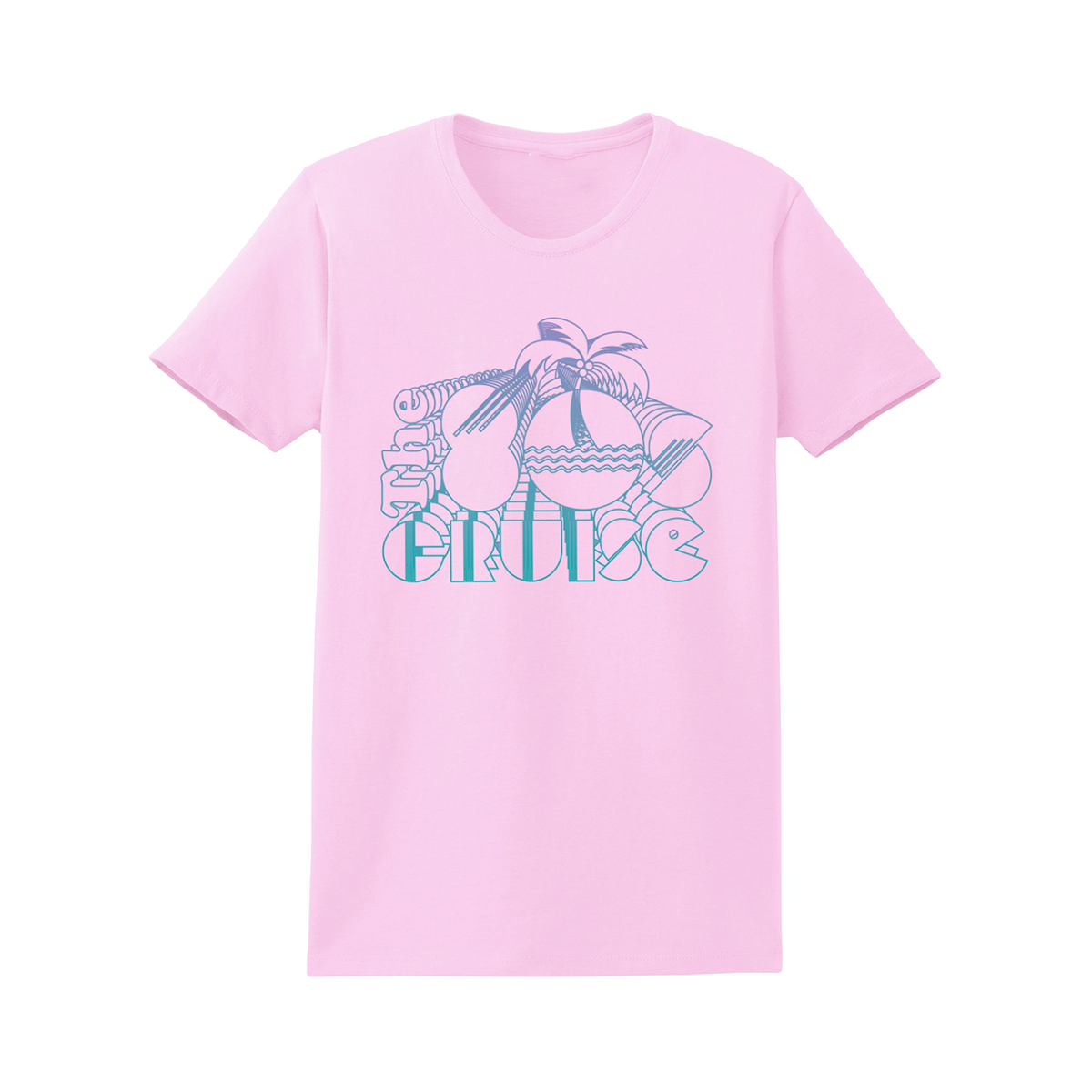 The 80s Cruise Ladies Pink Logo T-Shirt (Pre-Order)