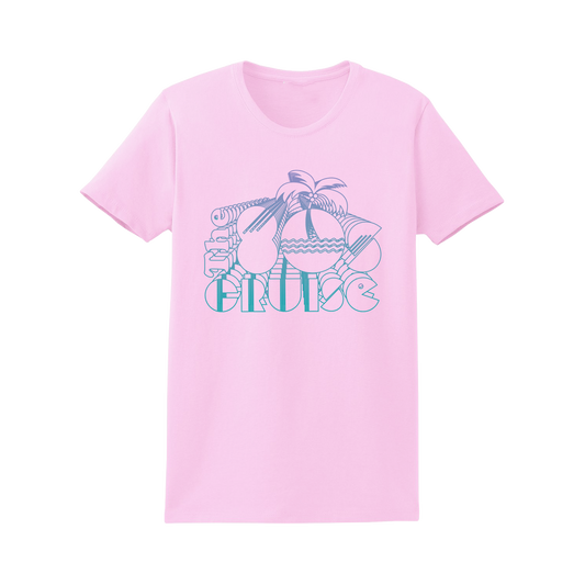 The 80s Cruise Ladies Pink Logo T-Shirt (Pre-Order)