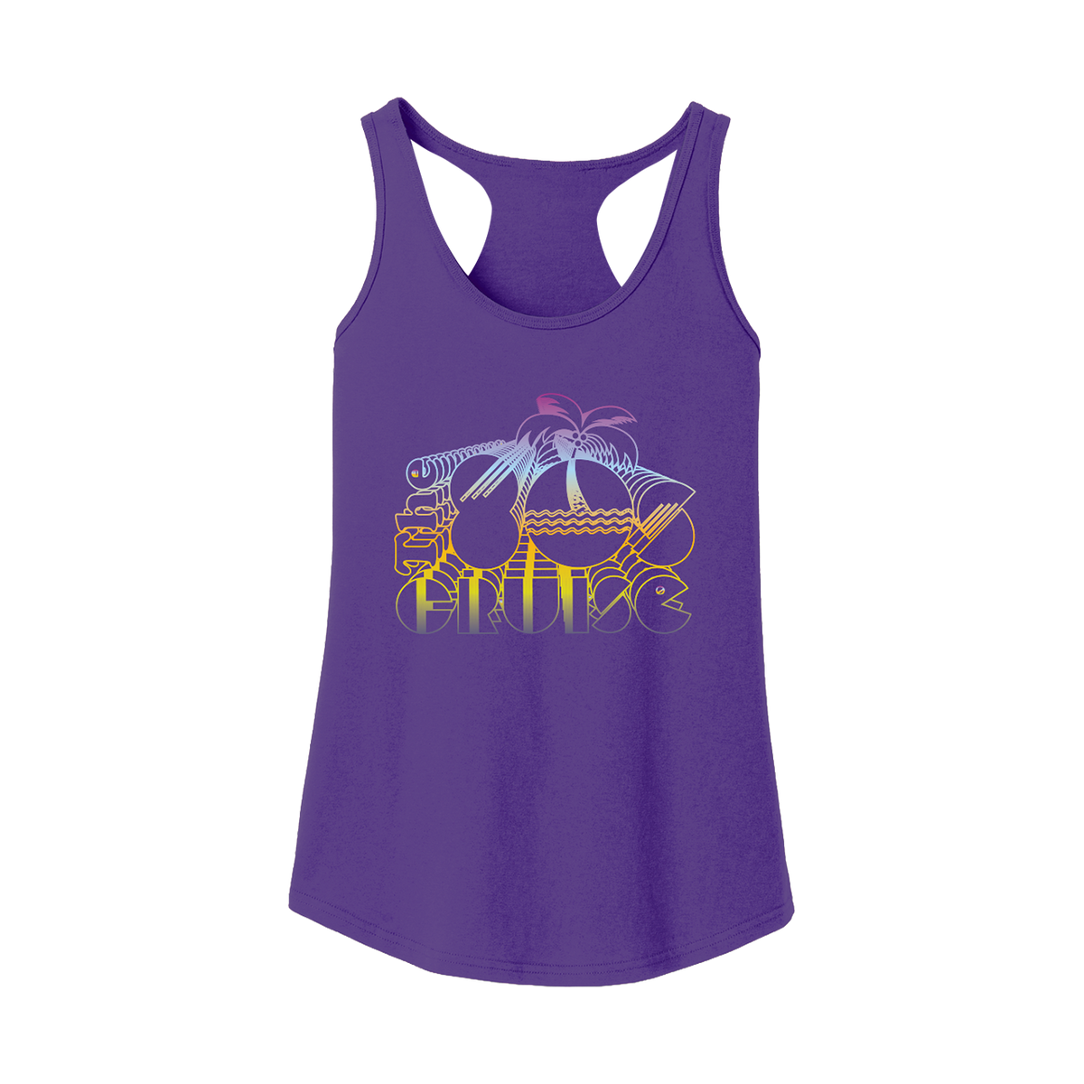 The 80s Cruise Ladies Purple Tank Top (Pre-Order)