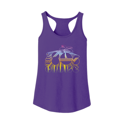 The 80s Cruise Ladies Purple Tank Top (Pre-Order)