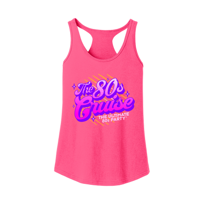 The 80s Cruise Ladies Pink Tank Top (Pre-Order)