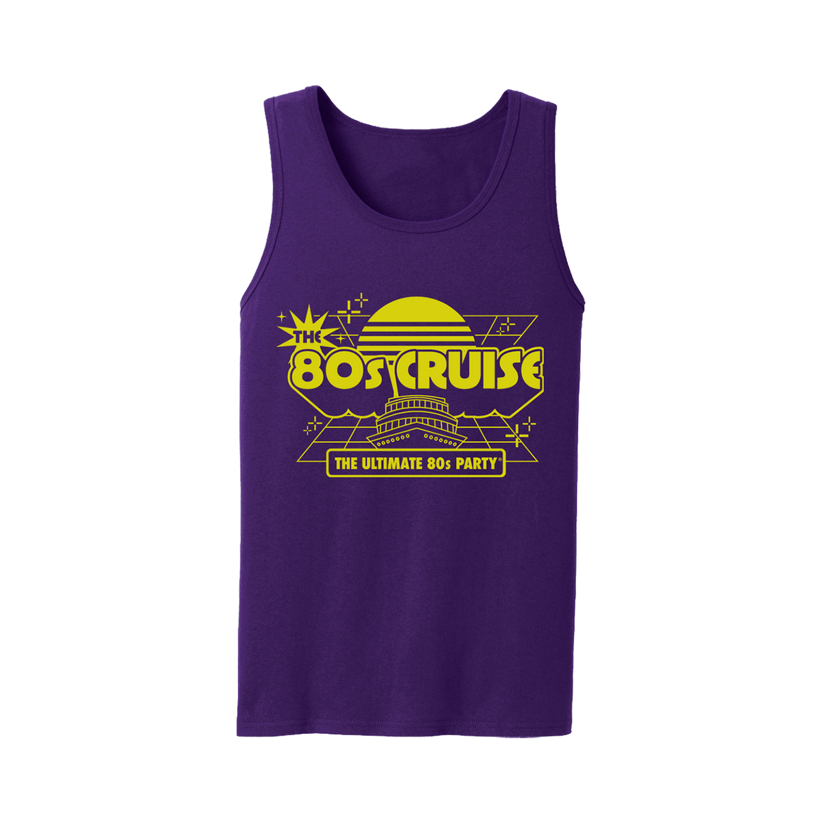 The 80s Cruise Grid Tank Top (Pre-Order)