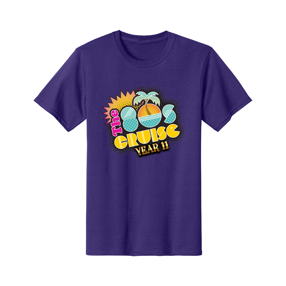 The 80s Cruise Year 11 Logo T-Shirt (Pre-Order)
