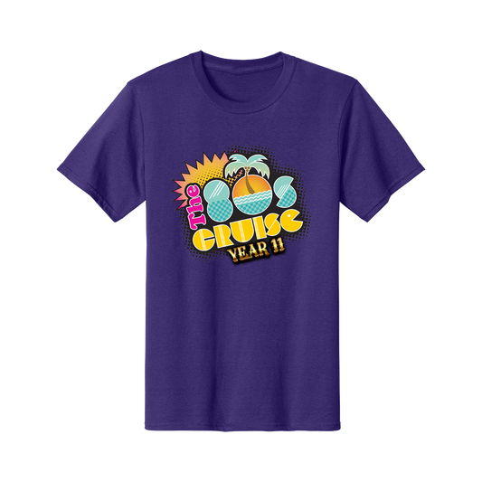 The 80s Cruise Year 11 Logo T-Shirt (Pre-Order)