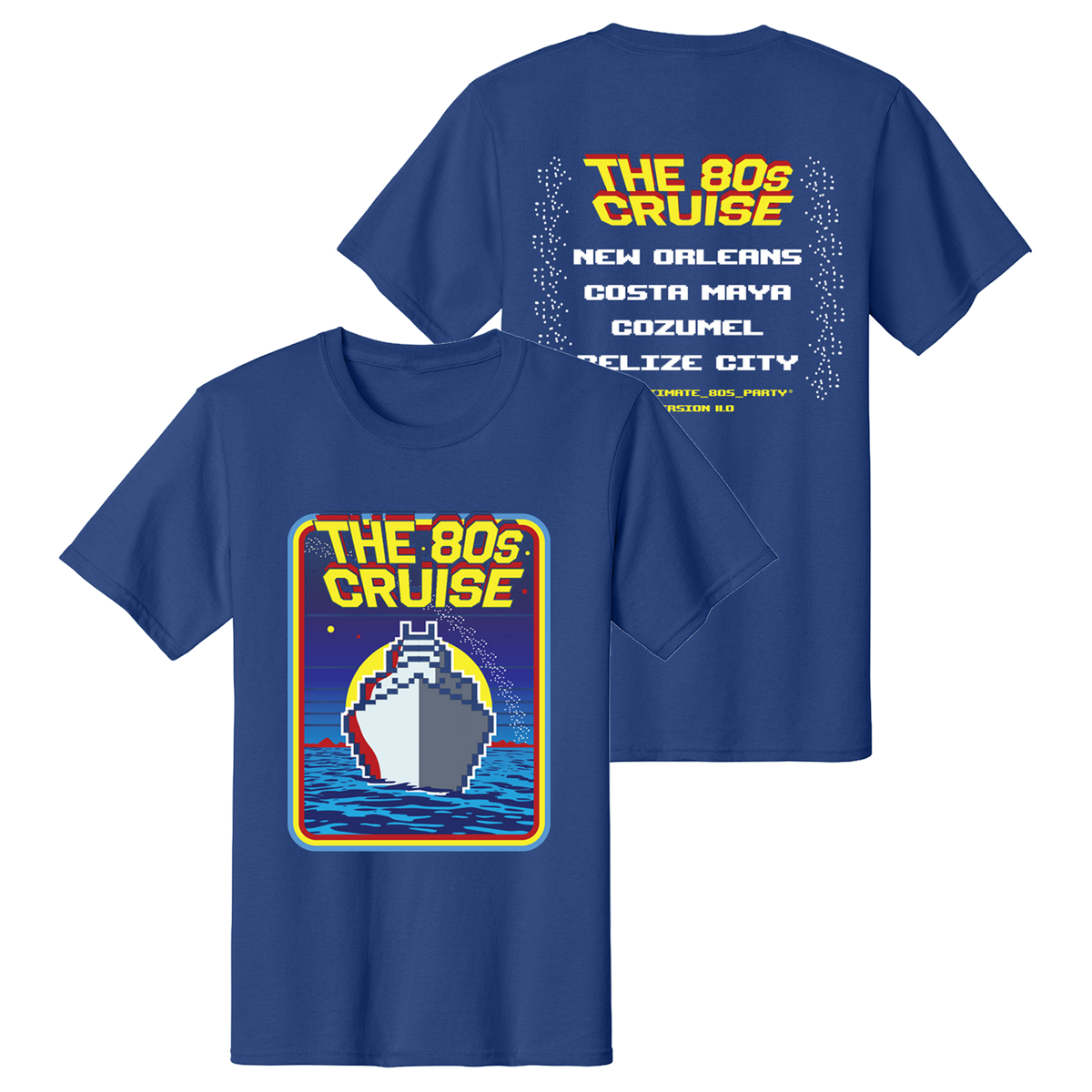 The 80s Cruise Port Tour T-Shirt (Pre-Order)