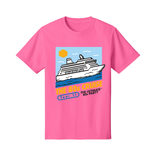 The 80s Cruise Pixel Ship T-Shirt (Pre-Order)
