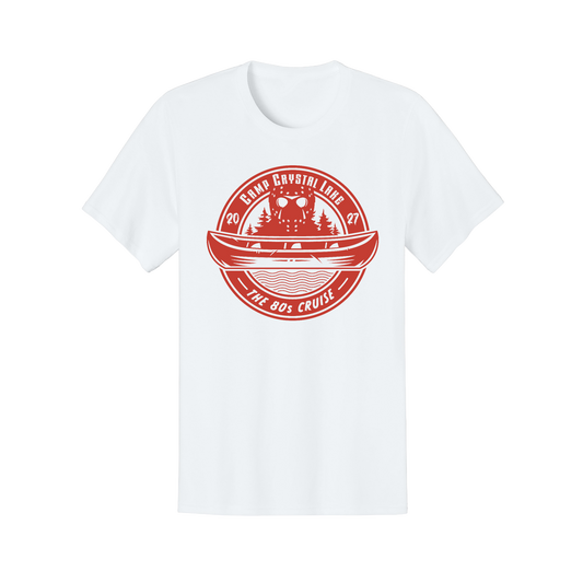 The 80s Cruise Camp Crystal Lake T-Shirt (Pre-Order)