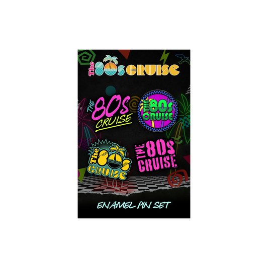 The 80s Cruise 2026 Pin Set